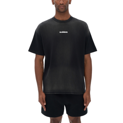ESSNTIAL ELEMNTS Unisex Fade Wash Drop Shoulder Tee