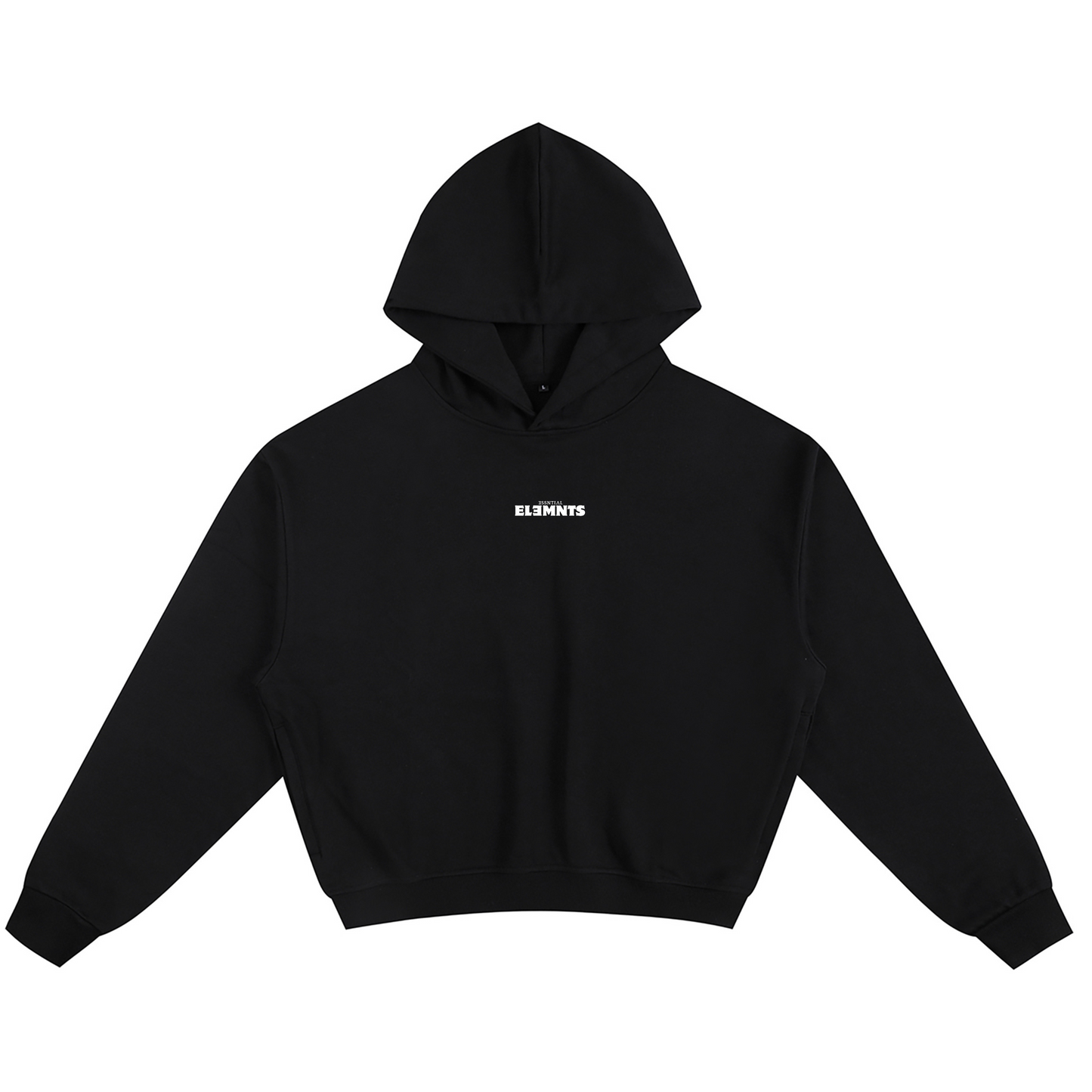 ESSNTIAL ELEMNTS Unisex 400G Solid Color Boxy Hoodie