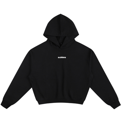 ESSNTIAL ELEMNTS Unisex 400G Solid Color Boxy Hoodie