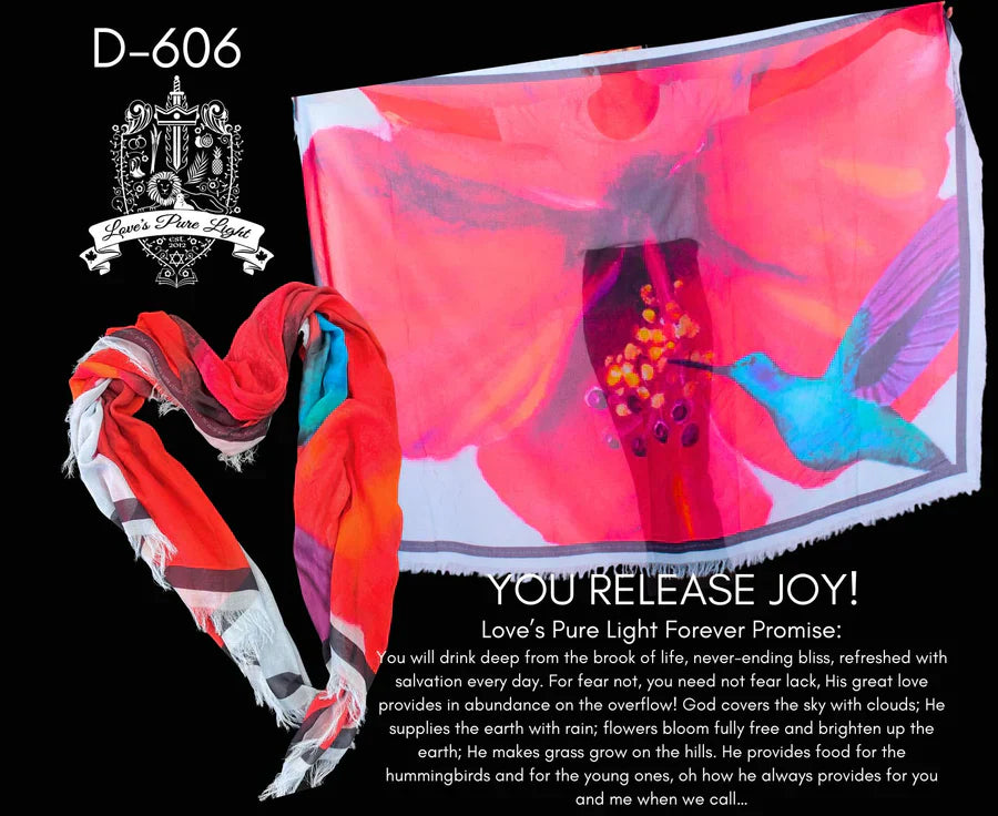 The Charm: You Release Joy Scarf - LovesPureLight