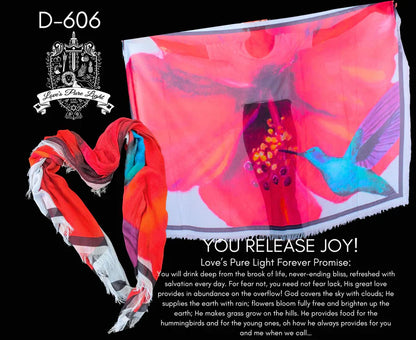 The Charm: You Release Joy Scarf - LovesPureLight