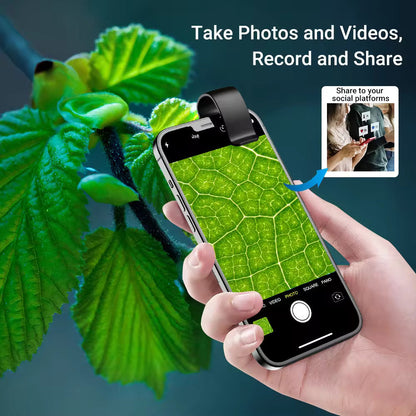 200x Zoom Phone Camera Optical Microscope Lens