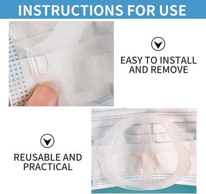 2 Pack Face Bracket for Mask Inner Support Frame Face Mask Bracket