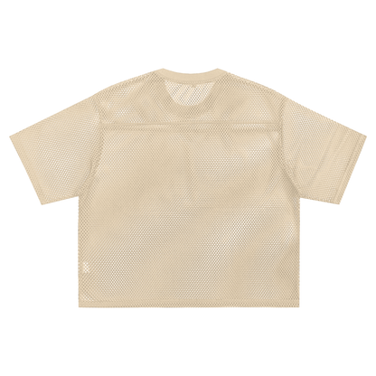 ESSNTIAL ELEMNTS Unisex 260G C-Thru Boxy Net Tee