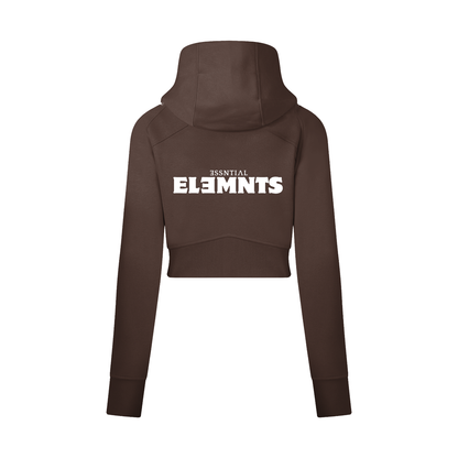 ESSNTIAL ELEMNTS Women's 320G Crop Street Hoodie