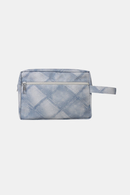 Heathered PU Leather Wristlet