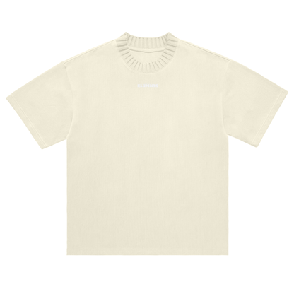ESSNTIAL ELEMNTS HW Classic Knitted Round Neck Tee