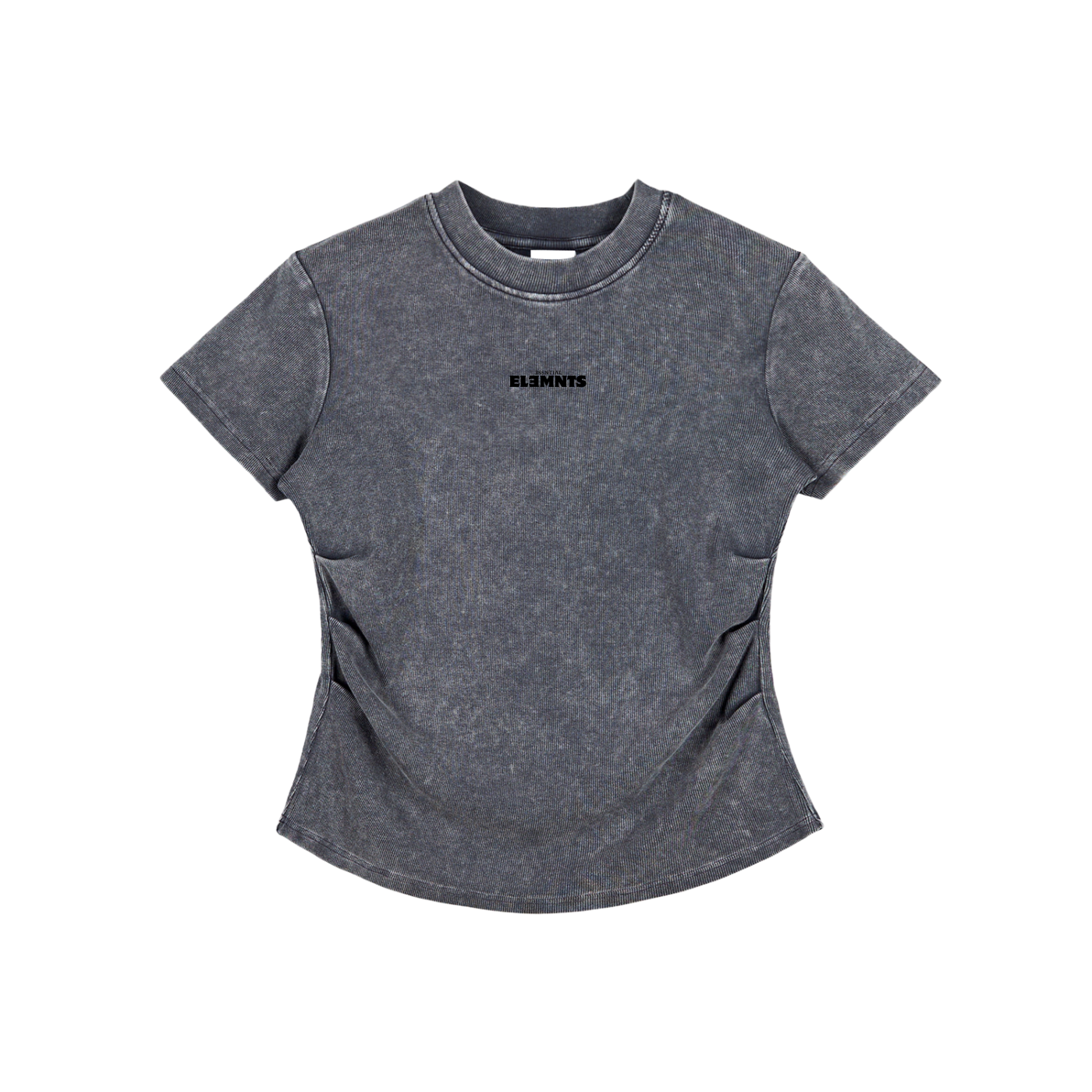 ESSNTIAL ELEMNTS Women's 280G VT Wash Bodycon Tee