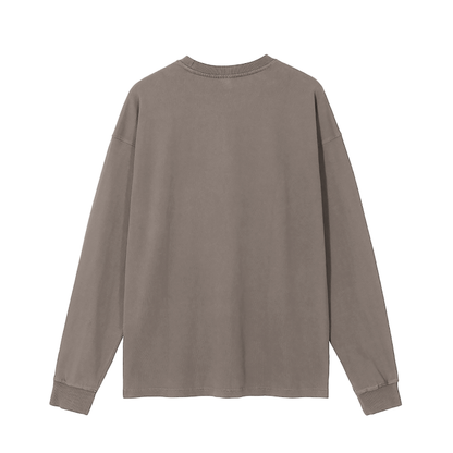 ESSNTIAL ELEMNTS Unisex 280G Enzyme Washed LS Tee