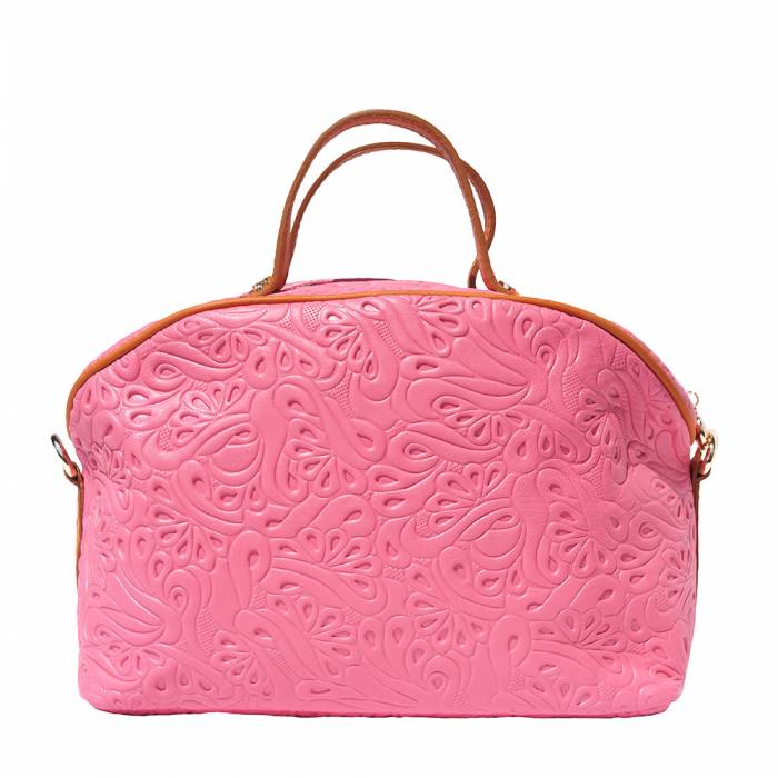 Tutti Designer Leather Makeup Bag ~ Pink