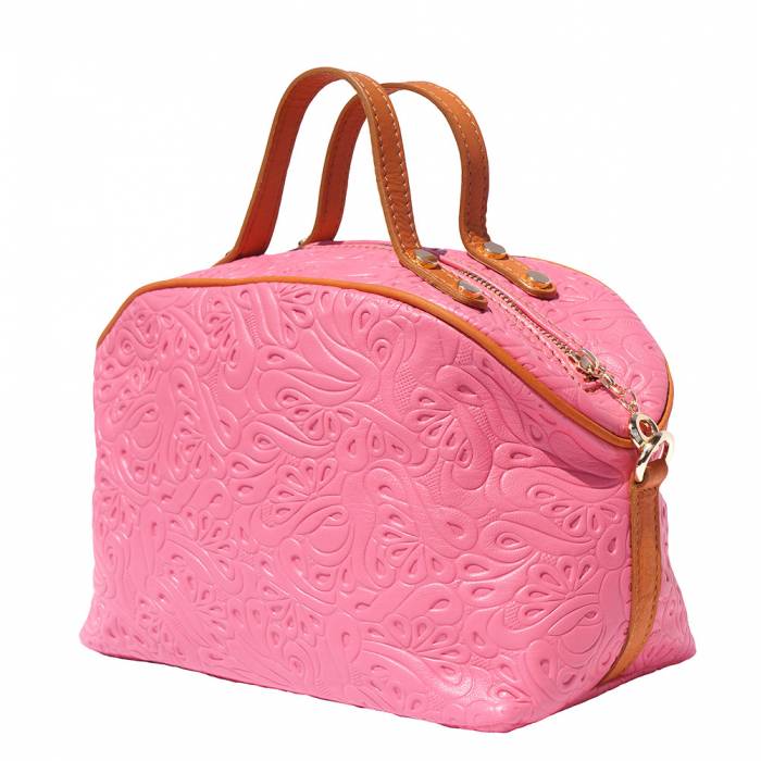 Tutti Designer Leather Makeup Bag ~ Pink