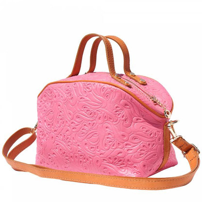 Tutti Designer Leather Makeup Bag ~ White
