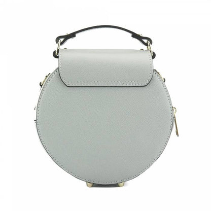 LAYLA Leather Handbag Grey
