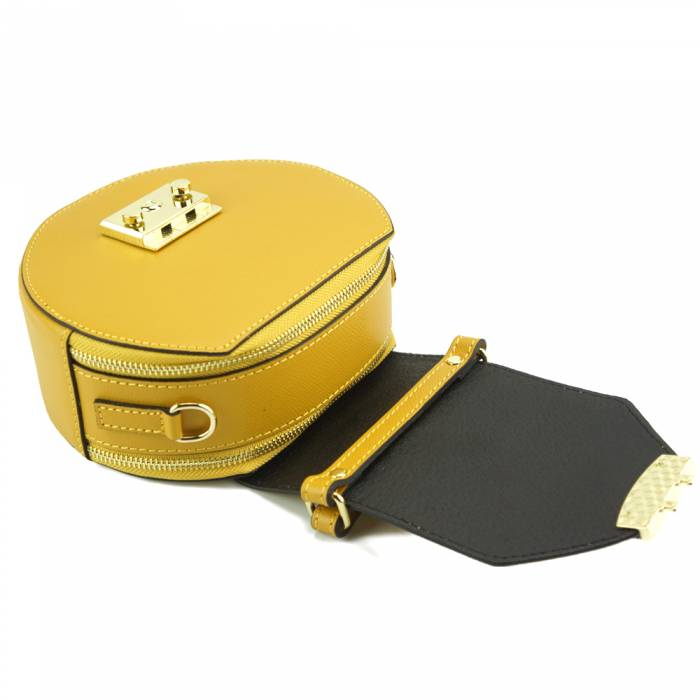LAYLA Leather Handbag Yellow