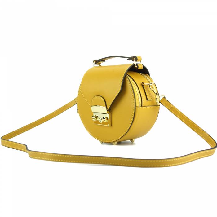 LAYLA Leather Handbag Yellow