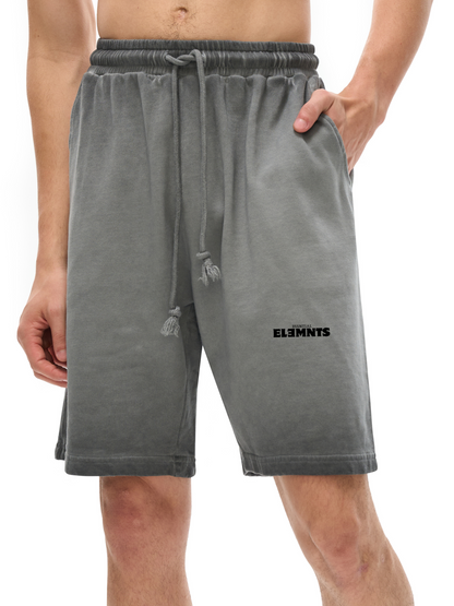 ESSNTIAL ELEMNTS Unisex 350G Reverse Dyed Sweatshorts
