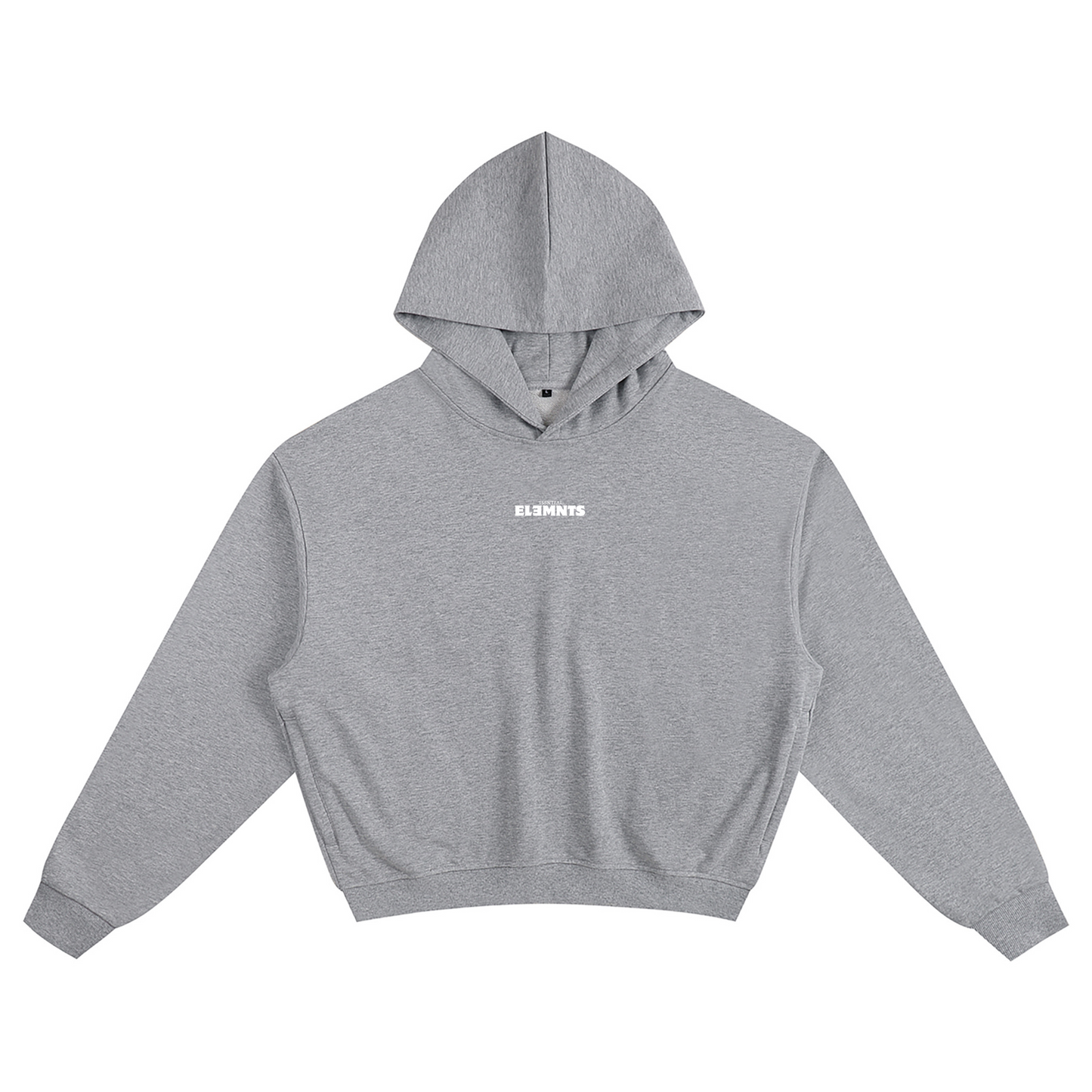 ESSNTIAL ELEMNTS Unisex 400G Solid Color Boxy Hoodie