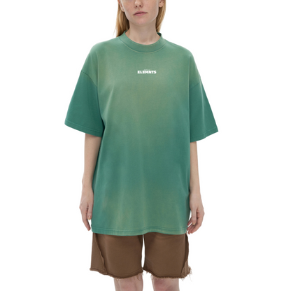 ESSNTIAL ELEMNTS Unisex Fade Wash Drop Shoulder Tee