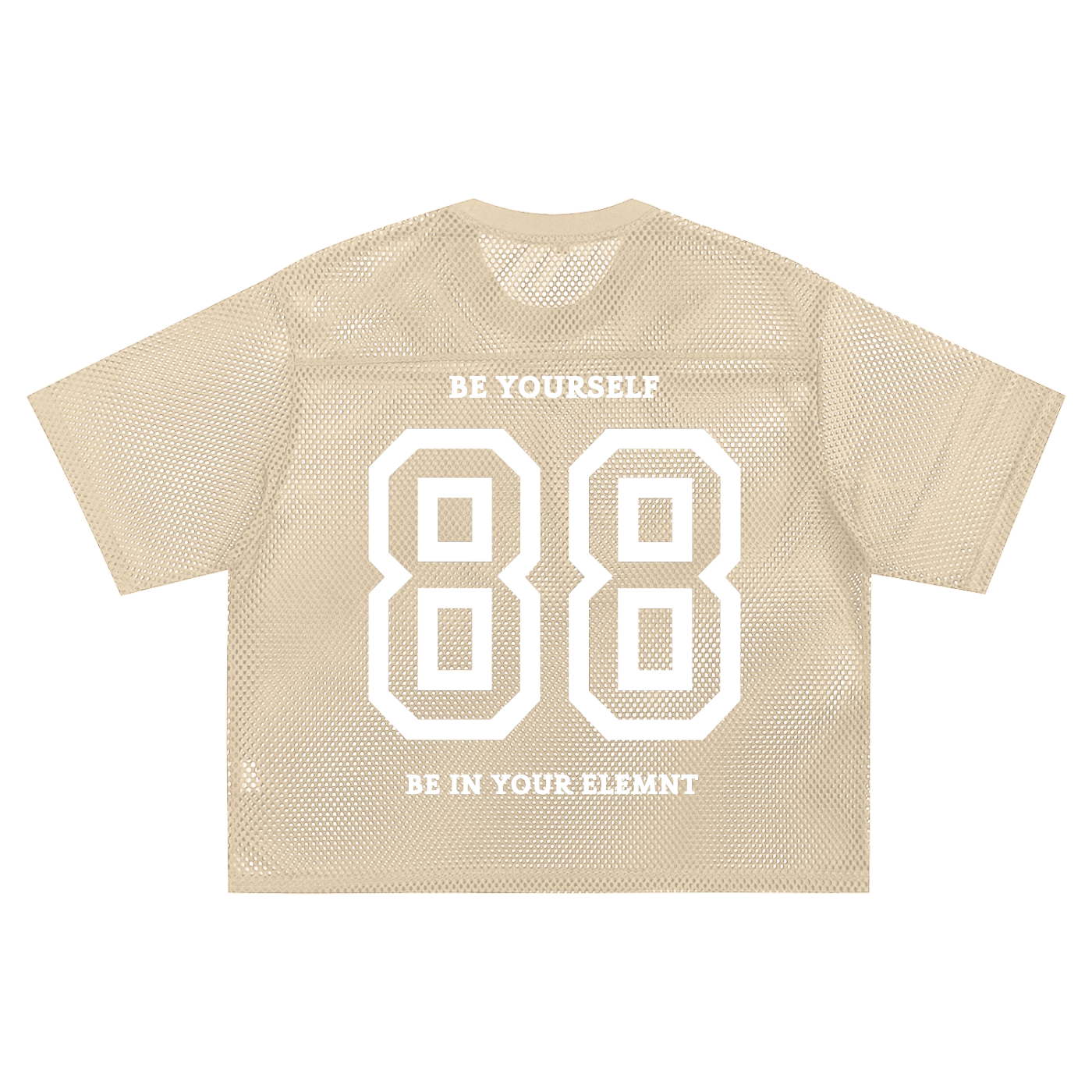 ESSNTIAL ELEMNTS Unisex 260G C-Thru Boxy Net Tee