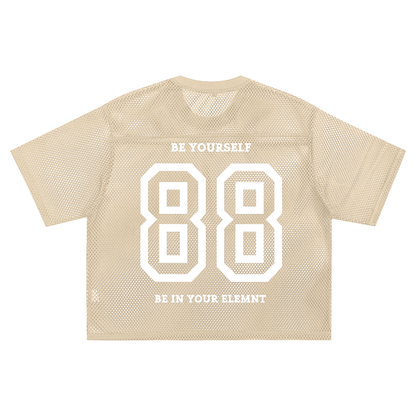 ESSNTIAL ELEMNTS Unisex 260G C-Thru Boxy Net Tee