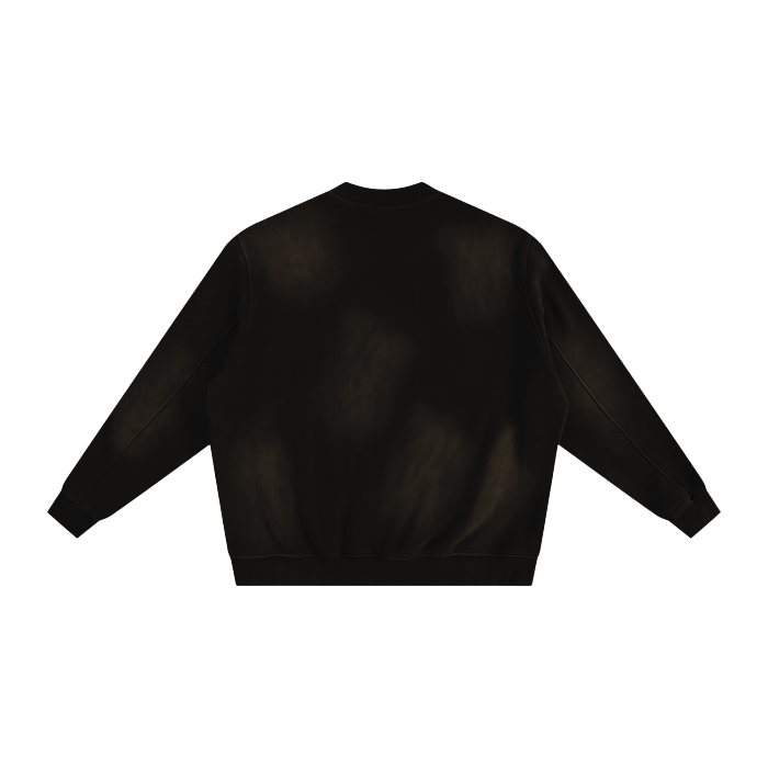 ESSNTIAL ELEMNTS Unisex 375G Faded Wash Fleece SS