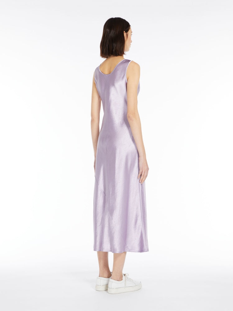 Max Mara 3Capua Flowing Fabric Dress in Lilac