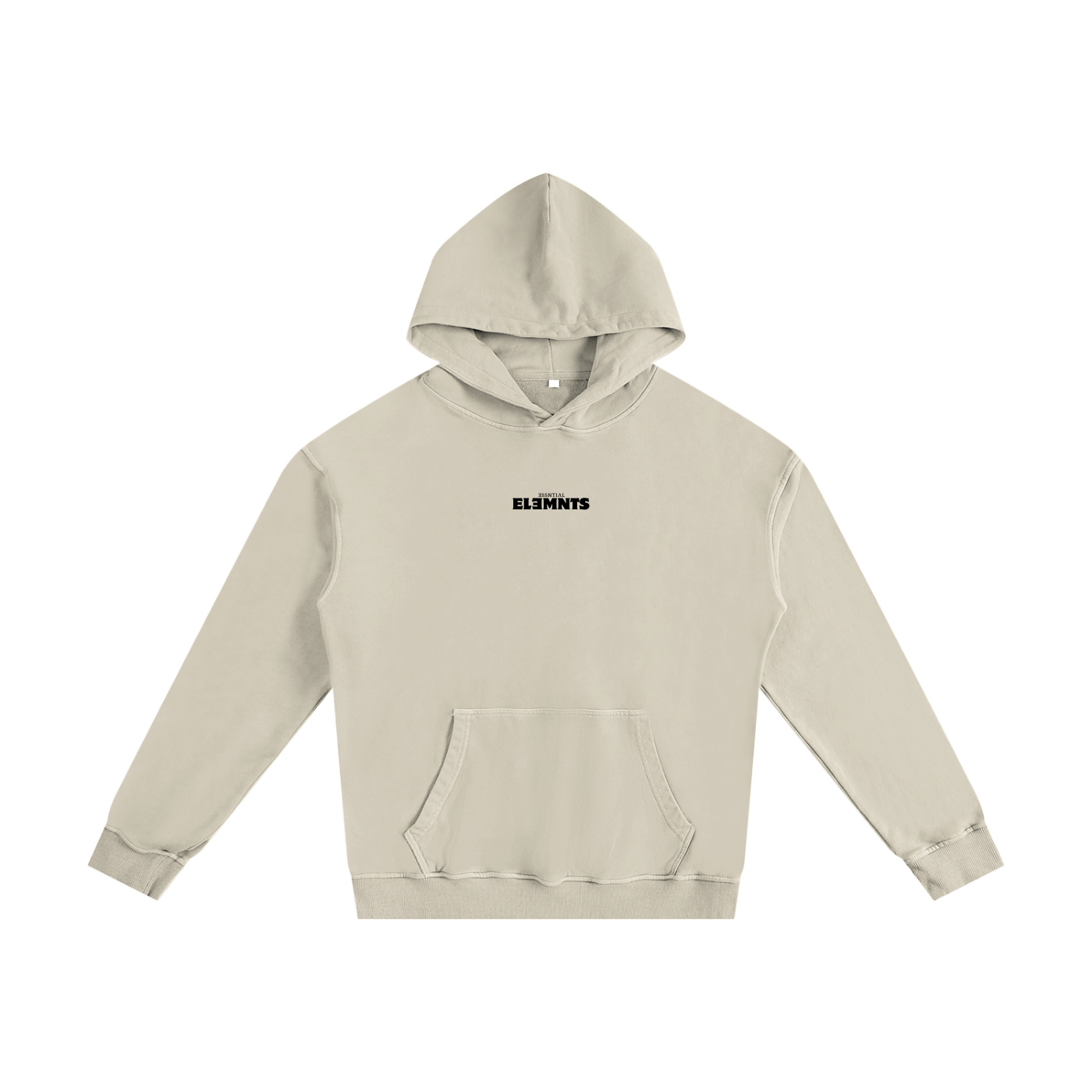 ESSNTIAL ELEMNTS Unisex 340G Eco Enzyme Washed Hoodie