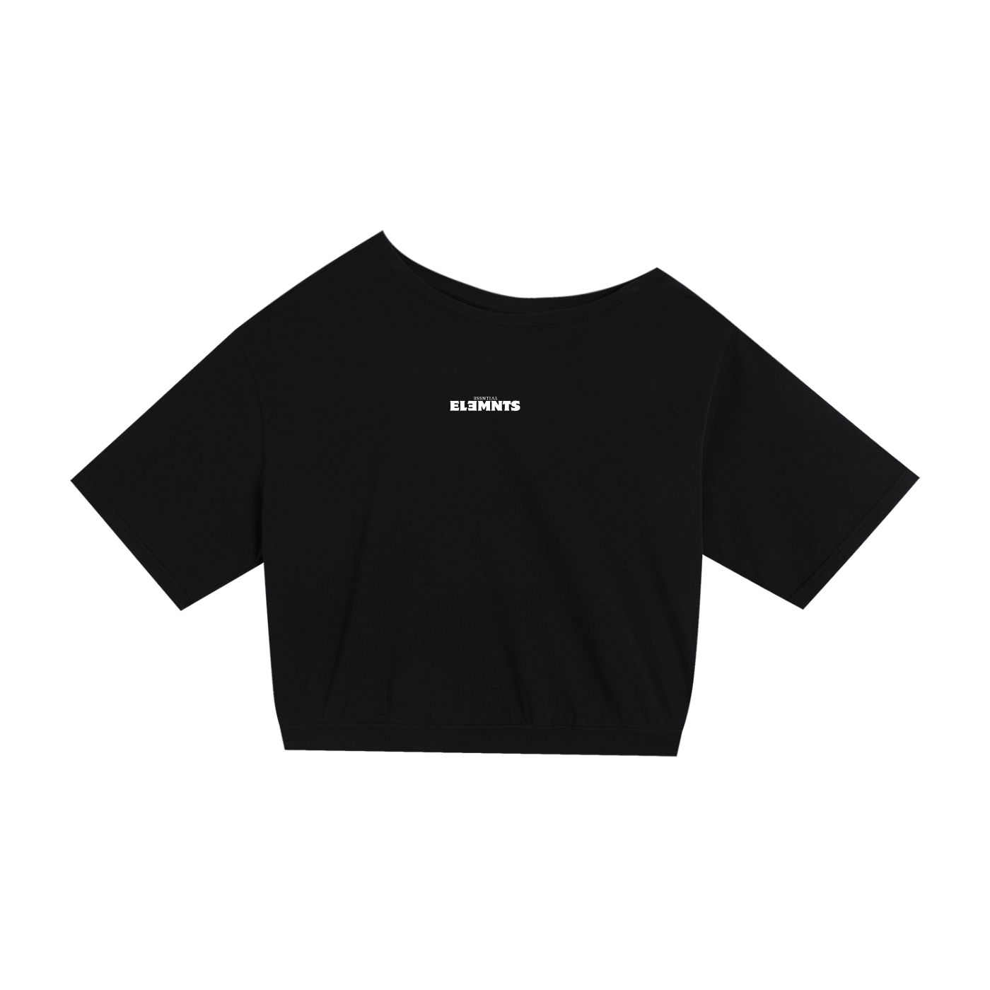 ESSNTIAL ELEMNTS Women's Asymmetric Shoulder OS Tee