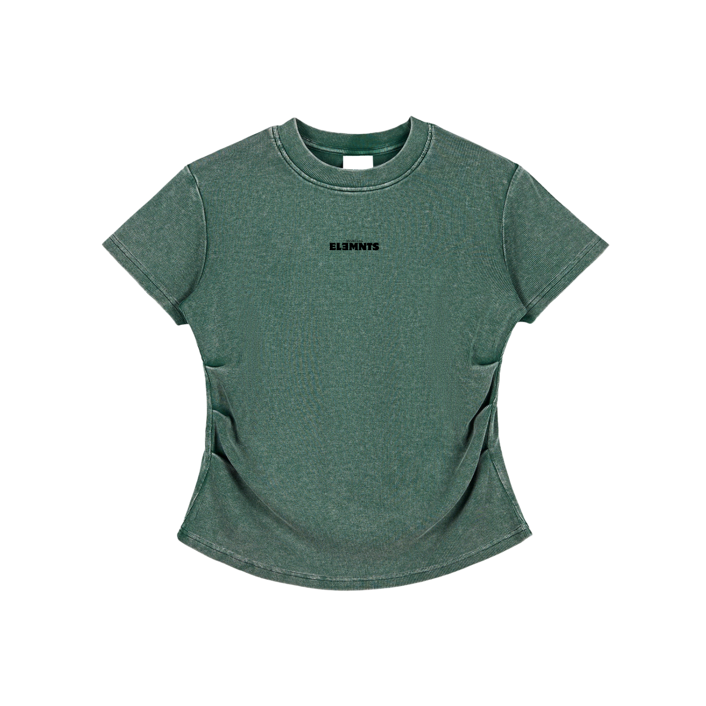 ESSNTIAL ELEMNTS Women's 280G VT Wash Bodycon Tee