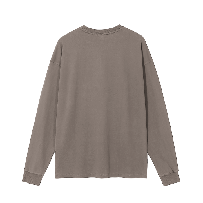 ESSNTIAL ELEMNTS Unisex 280G Enzyme Washed LS Tee