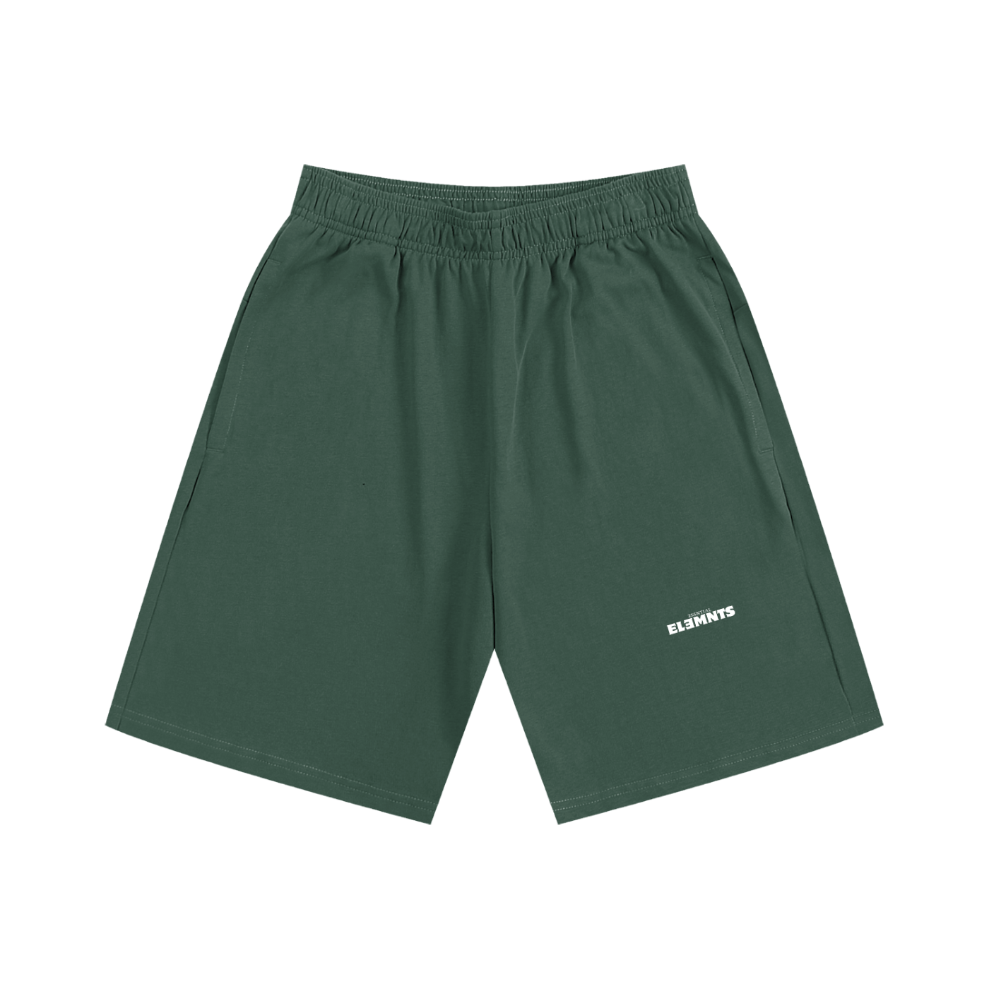 ESSNTIAL ELEMNTS Unisex 330G HW Cotton Shorts