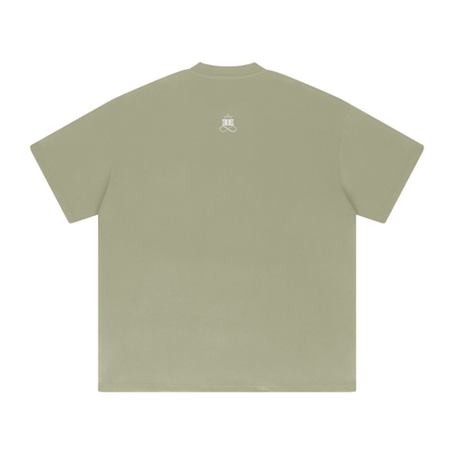 ESSNTIAL ELEMNTS Unisex 425G HW Solid Color Loose Tee