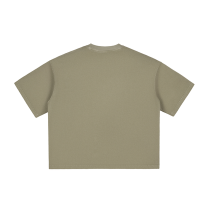 ESSNTIAL ELEMNTS Unisex 260G Vintage Washed Boxy Tee