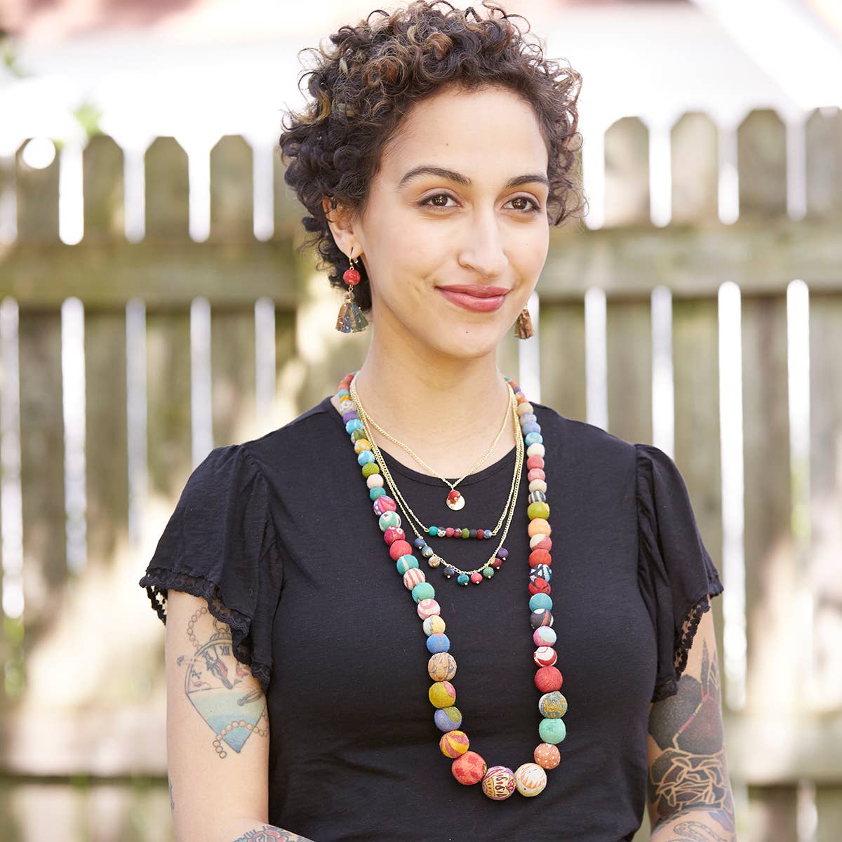 Kantha Kali Necklace