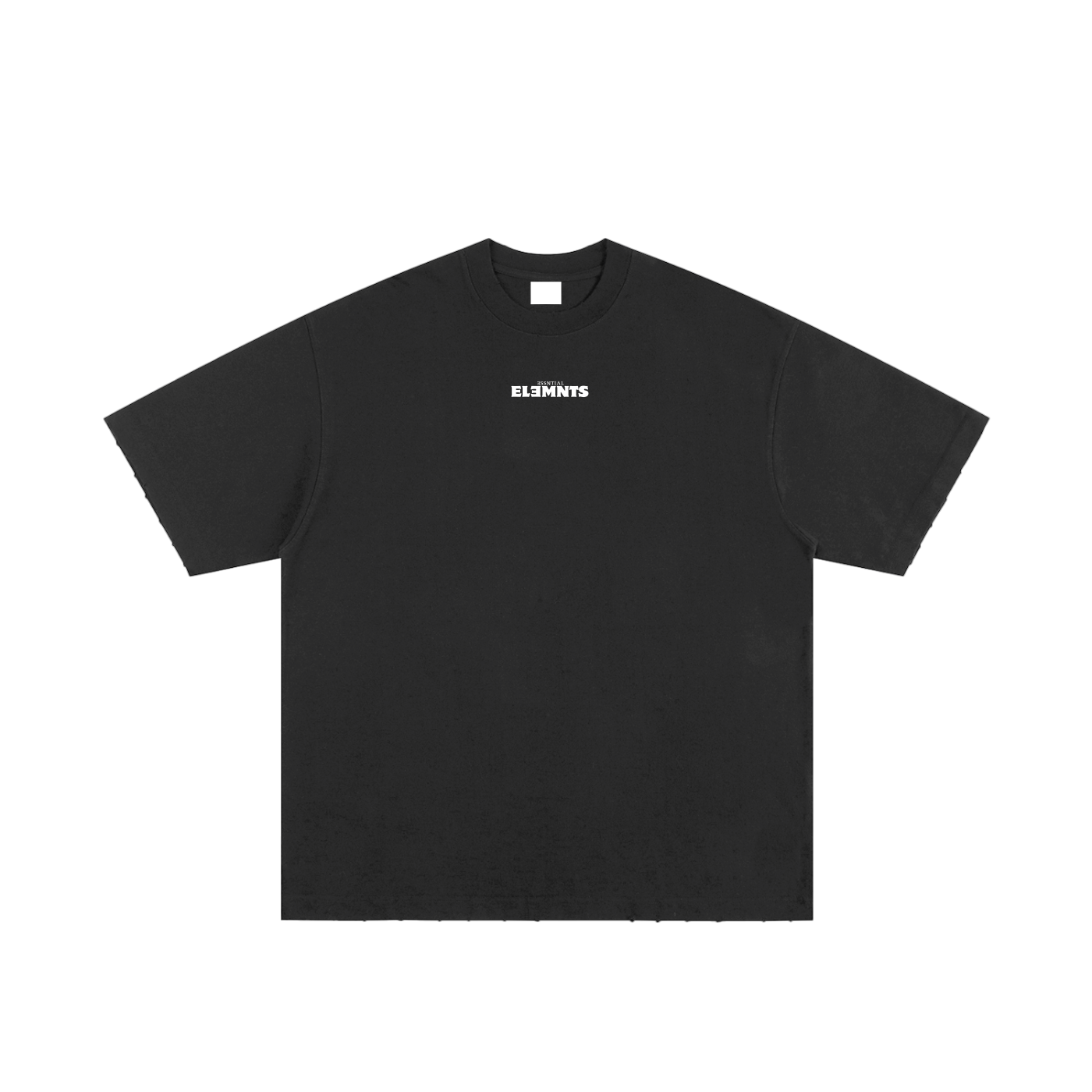 ESSNTIAL ELEMNTS Unisex 400G HW Hand-frayed Tee