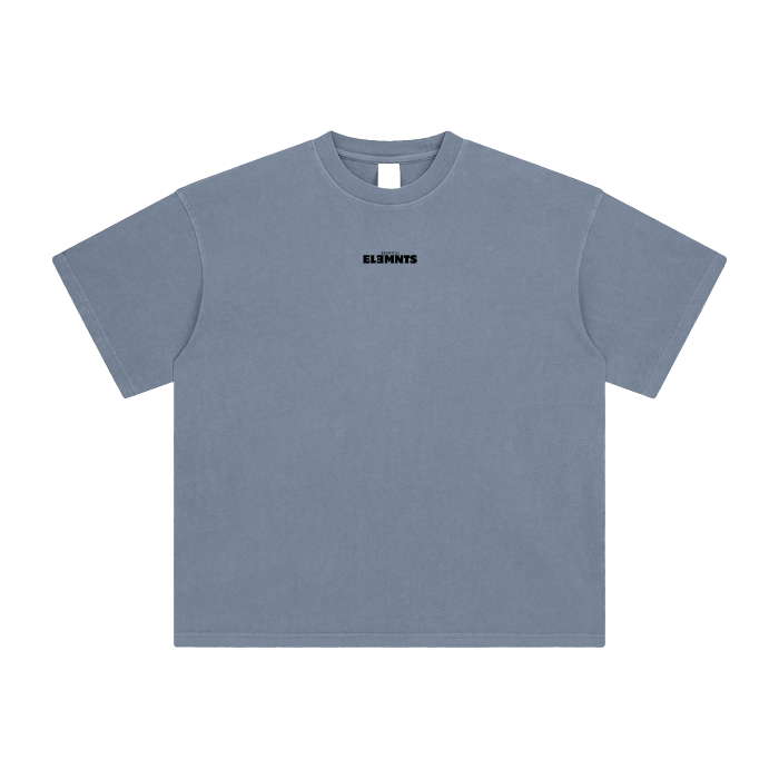 ESSNTIAL ELEMNTS Unisex DS Vintage Stone Wash Tee