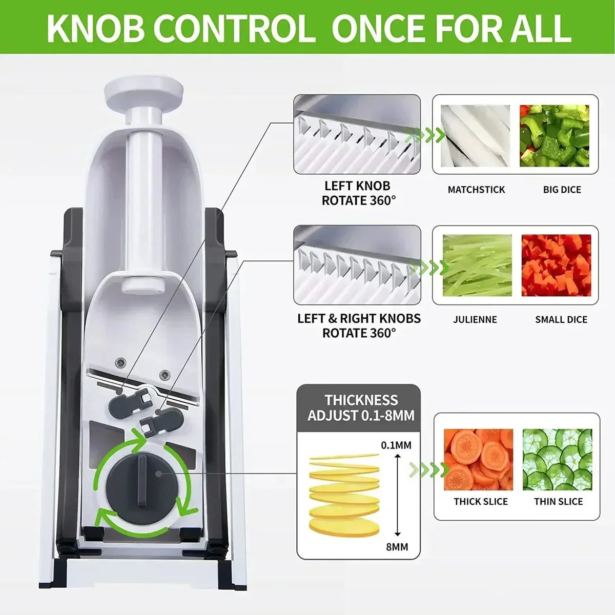 Multi Vegetable Chopper Potato Slicer
