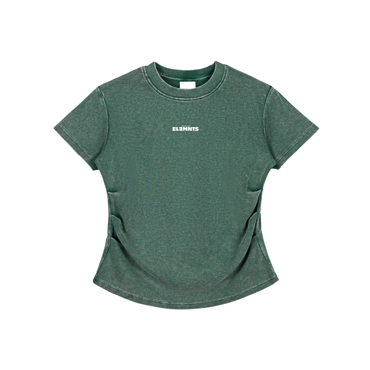 ESSNTIAL ELEMNTS Women's 280G VT Wash Bodycon Tee