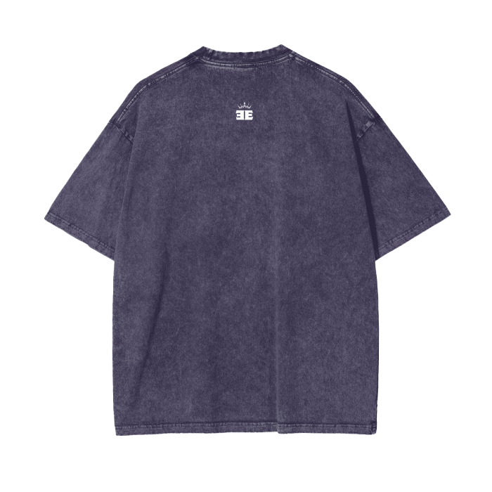 ESSNTIAL ELEMNTS Acid Wash Unisex Oversize Tee