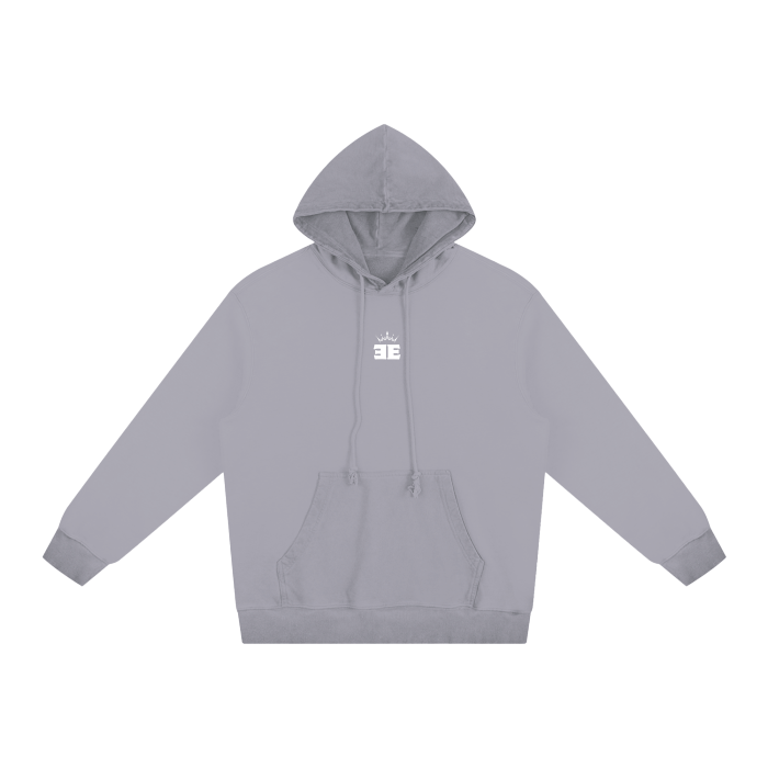 ESSNTIAL ELEMNTS Unisex 400G Ombre Stone Washed Hoodie