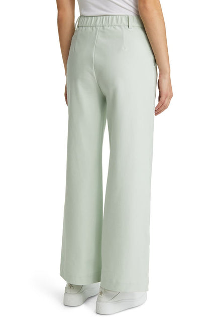 Max Mara Vasaio Wide Leg Pants in Green Pastel