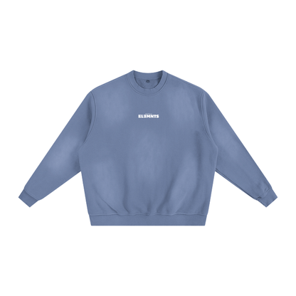 ESSNTIAL ELEMNTS Unisex 375G Faded Wash Fleece SS