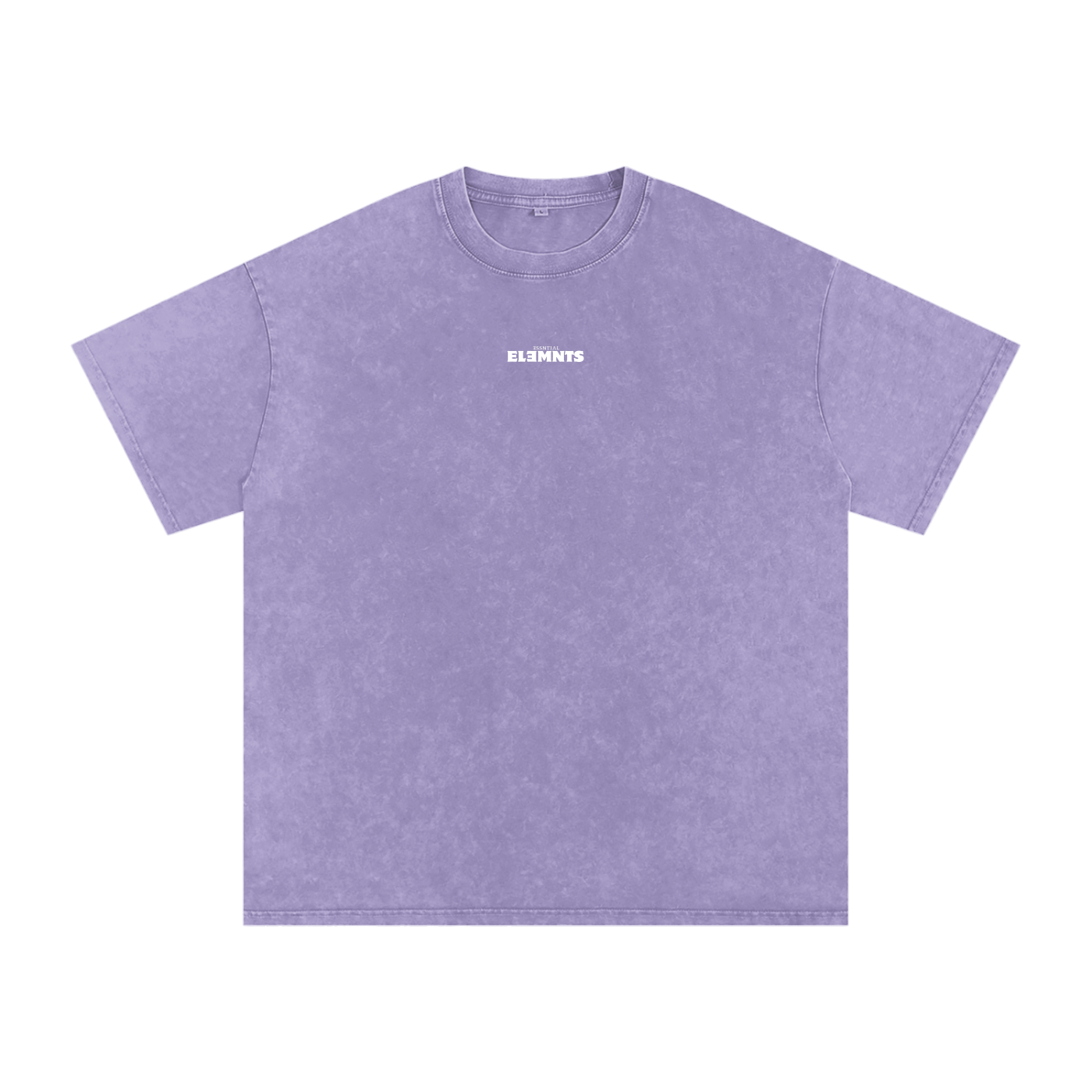 ESSNTIAL ELEMNTS Unisex 250G Acid Wash Oversize Tee