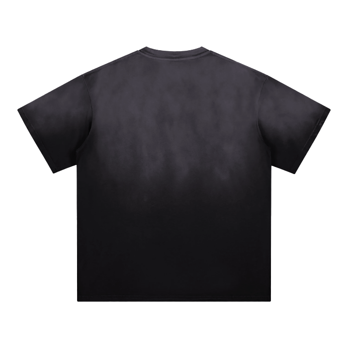 ESSNTIAL ELEMNTS Unisex Classic Wash Fade Gradient Tee