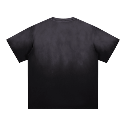 ESSNTIAL ELEMNTS Unisex Classic Wash Fade Gradient Tee