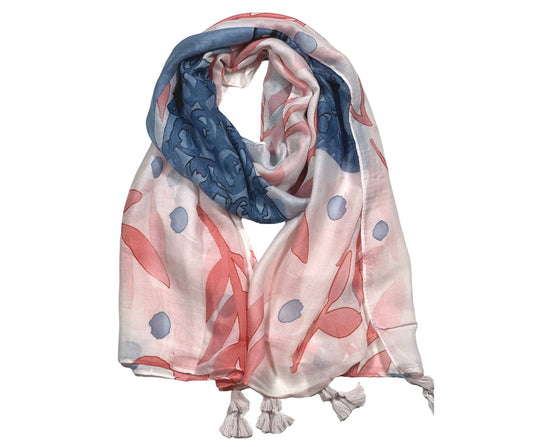 Light weight Cotton Viscose Blend Scarf For Women