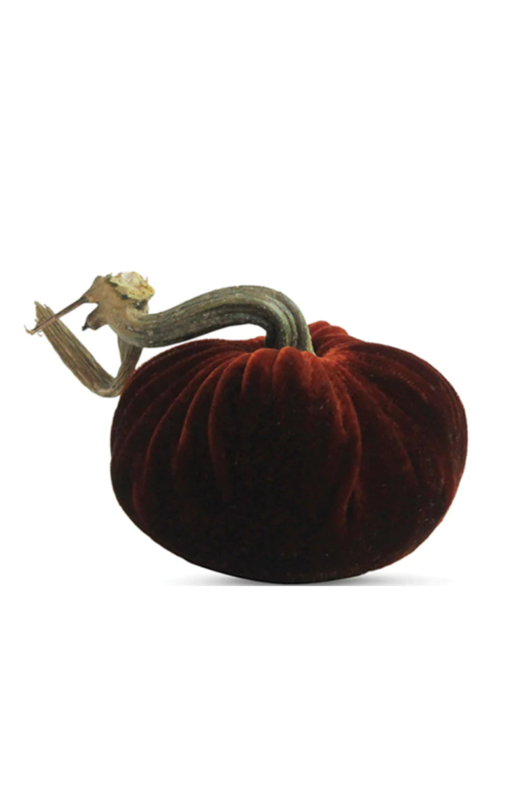 4" VELVET PUMPKINS