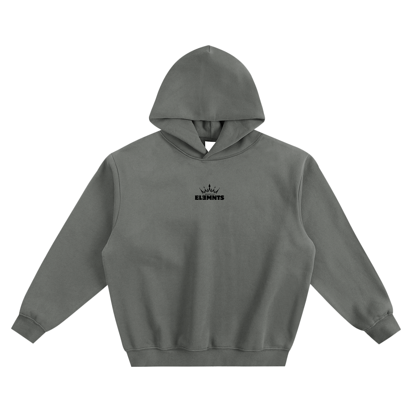 ESSNTIAL ELEMNTS Unisex 350G Fleeced Boxy Hoodie