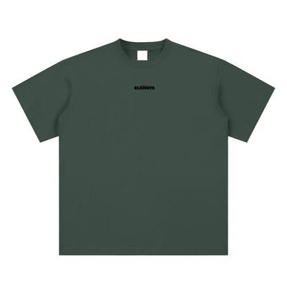 ESSNTIAL ELEMNTS Unisex 190G Sueded Premium Cotton Tee