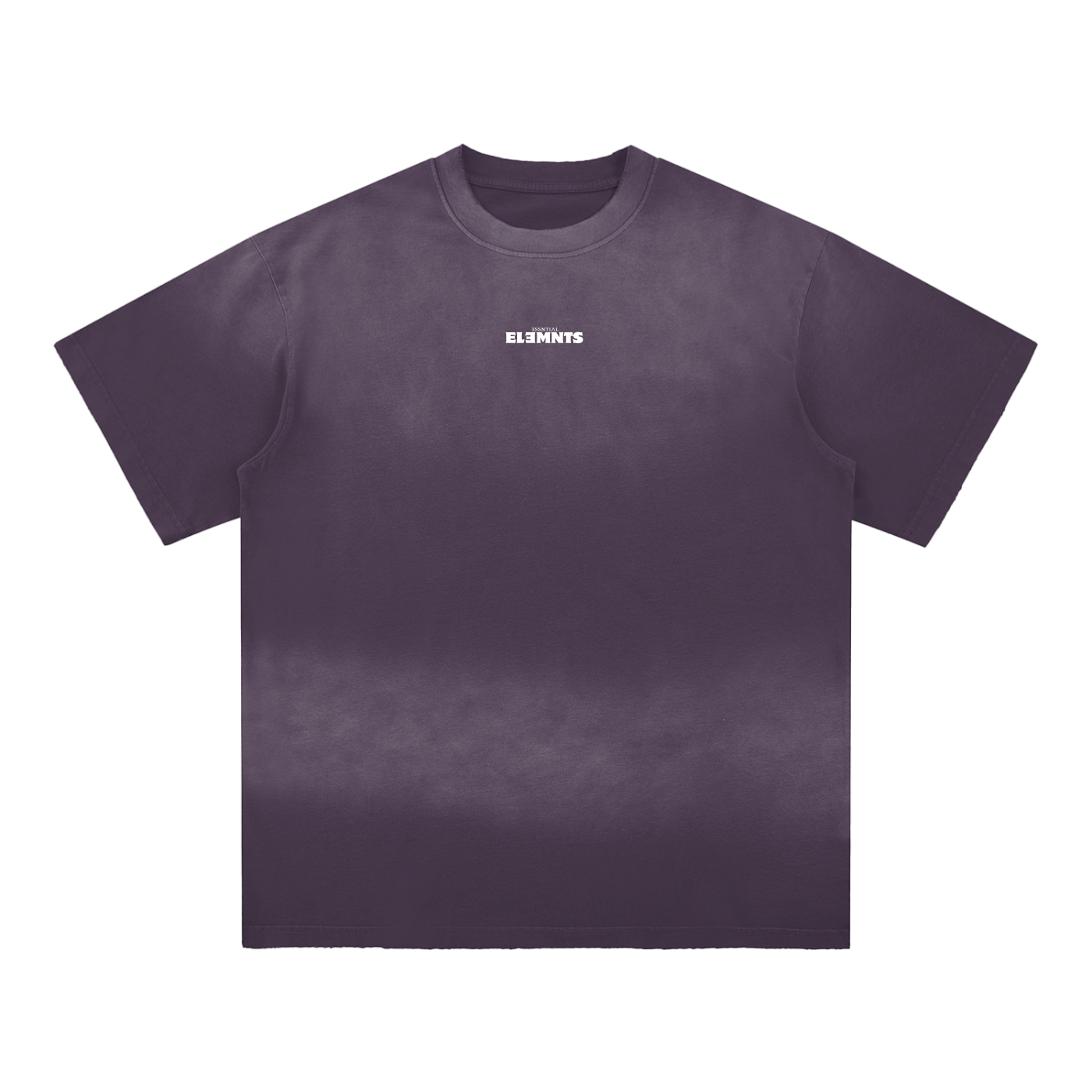 ESSNTIAL ELEMNTS Unisex 260G Sun Fade Hand-Frayed Tee
